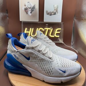 Nike Air Max 270 “White Royal Blue” Kentucky Men’s Sz 12